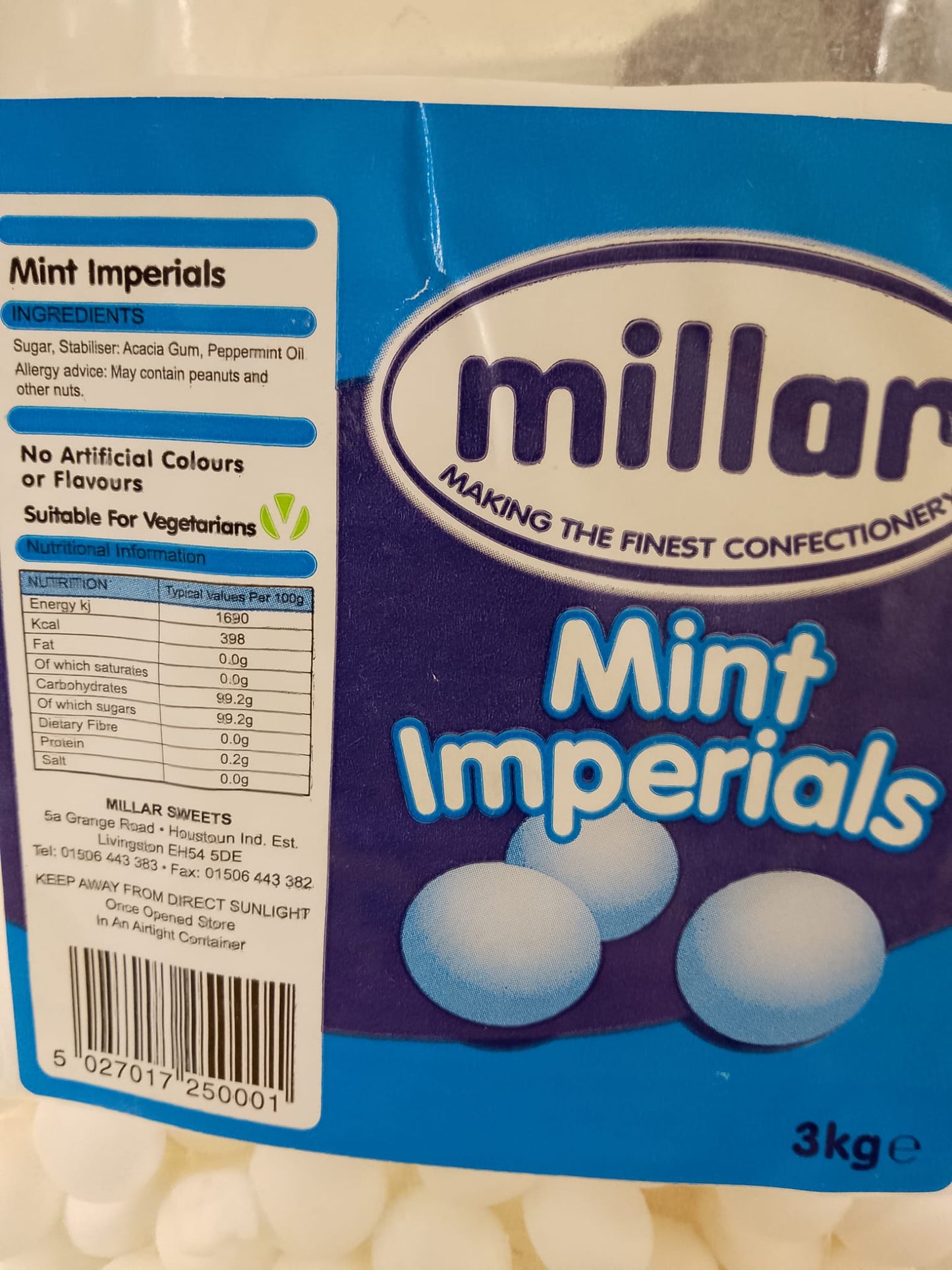 Mint Imperials per 100g