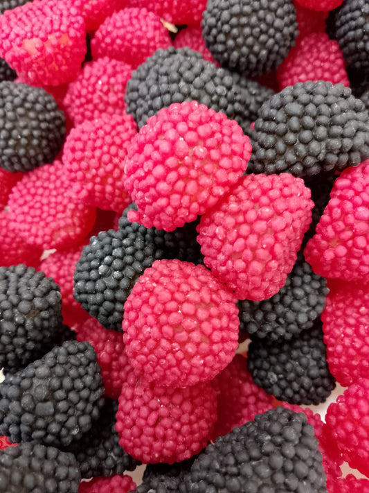 Black & Raspberry per 100g