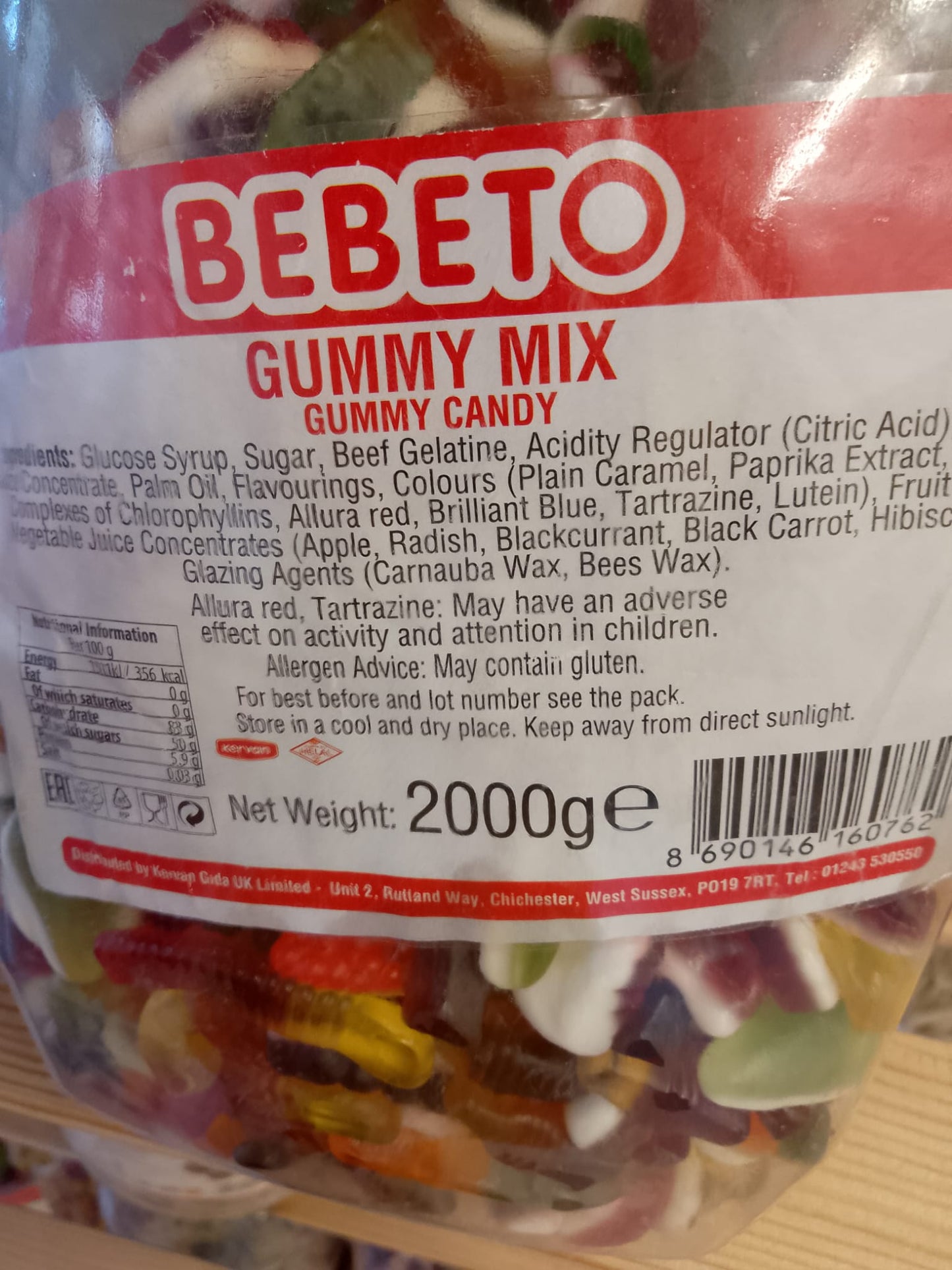 Gummy Mix per 100g