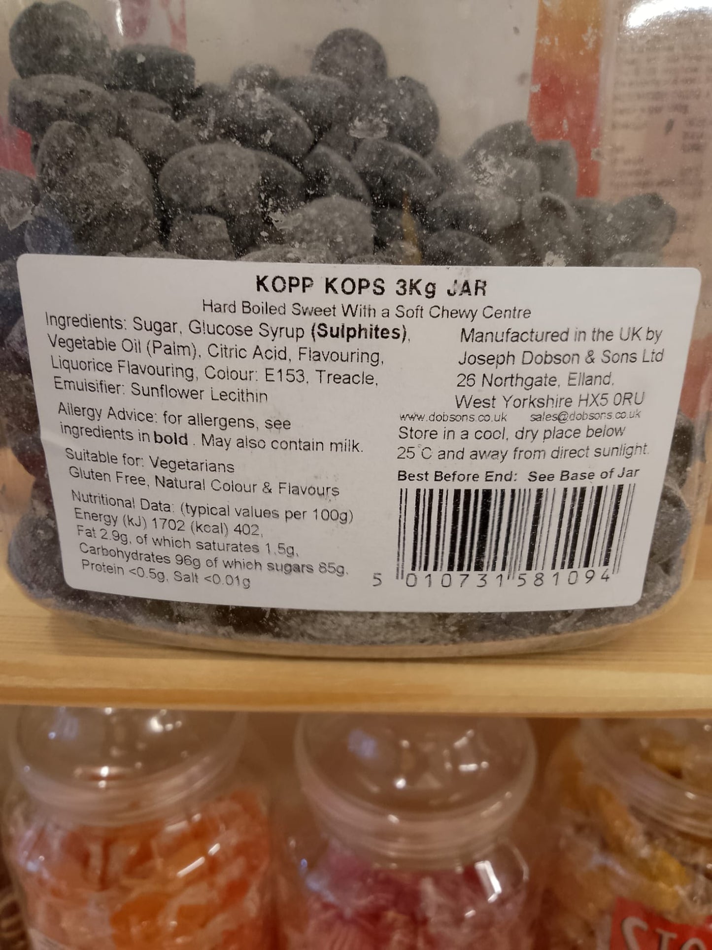 Kopp Kops per 100g