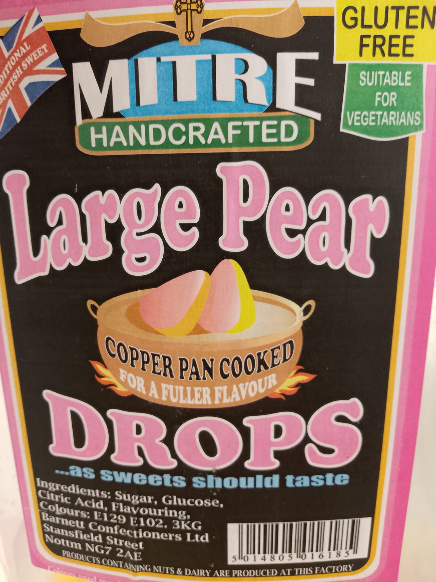 Large Pear Drops per 100g