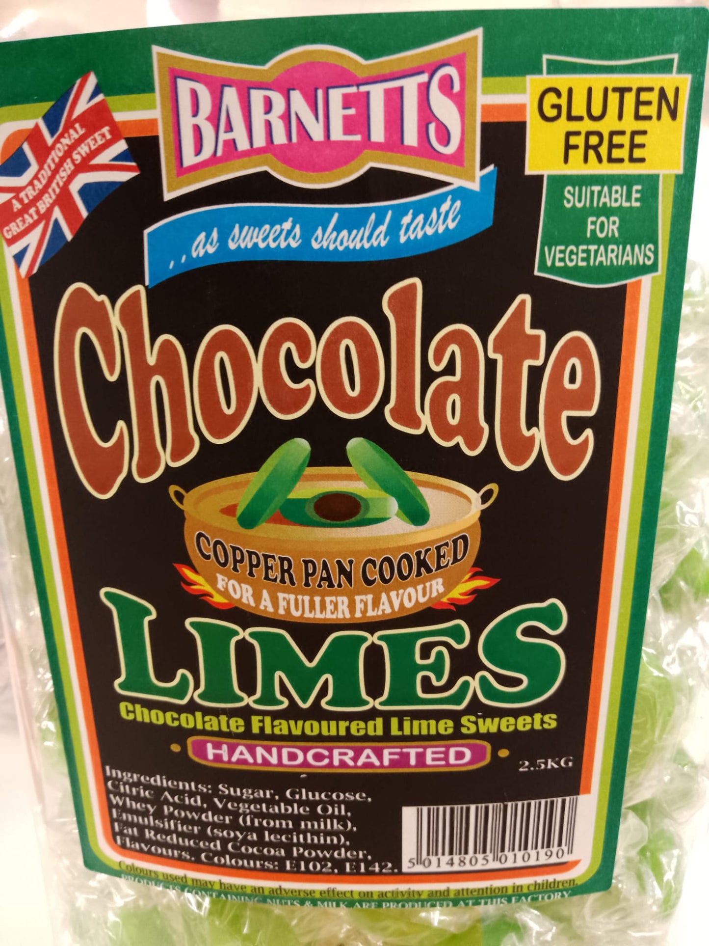 Chocolate Limes per 100g