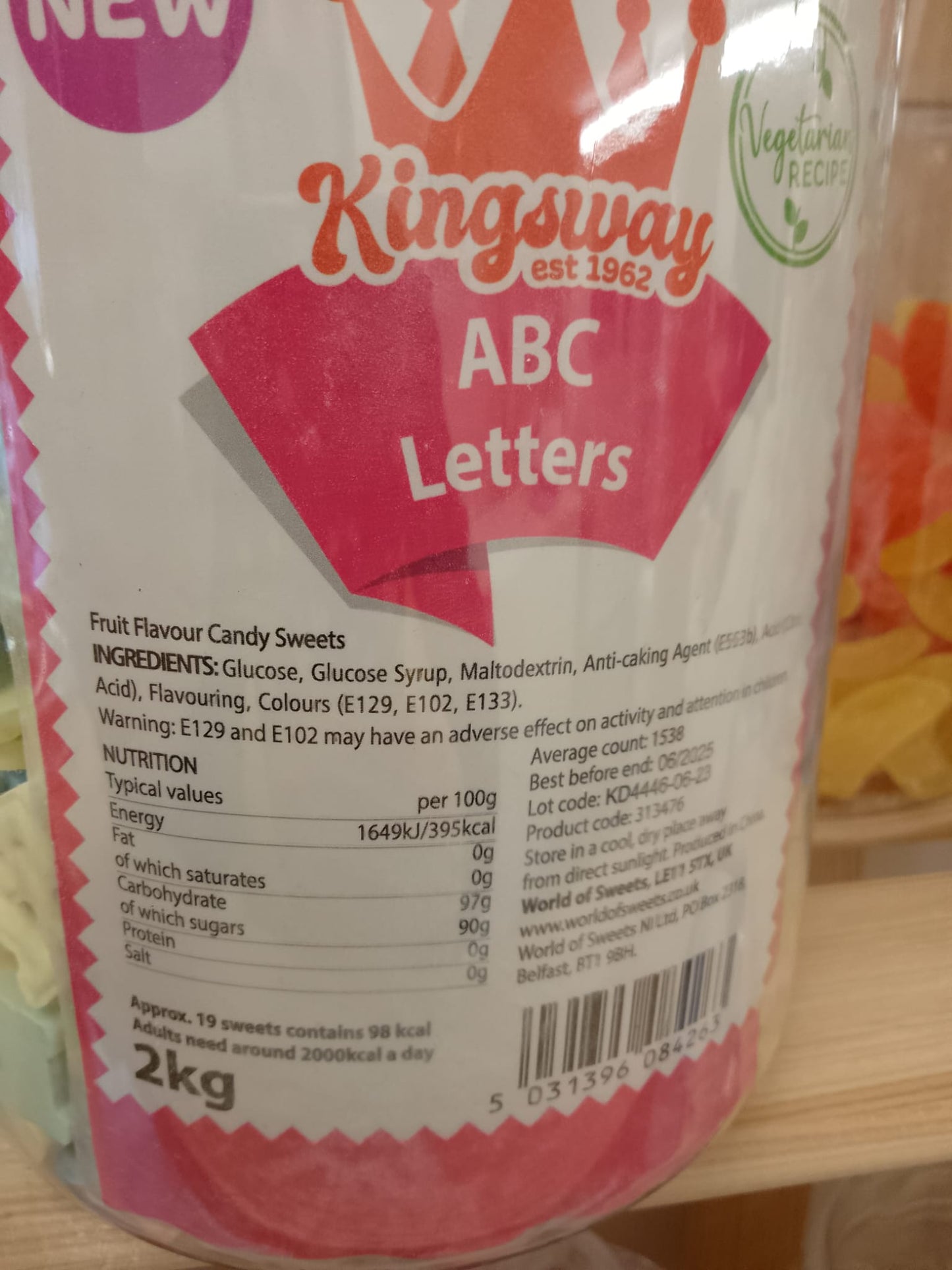 ABC Letters 100G