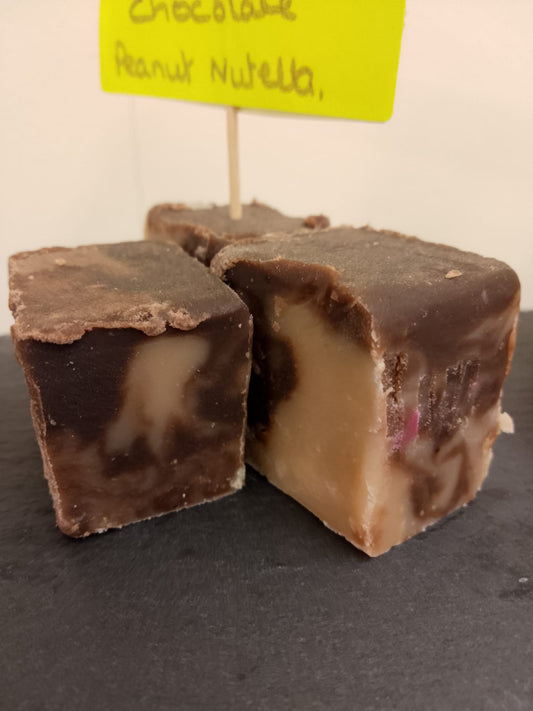 Chocolate Peanut Nutella Fudge per 100g