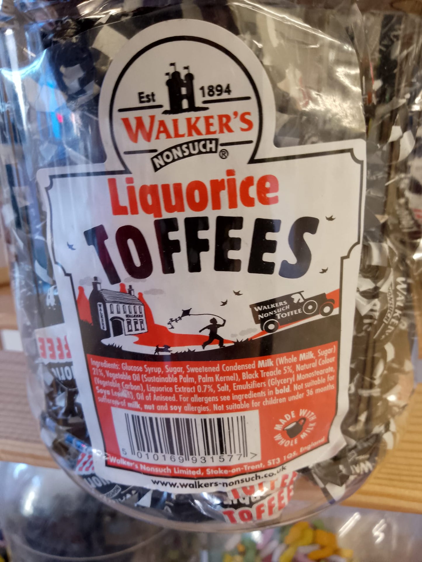 Liquorice Toffees per 100g