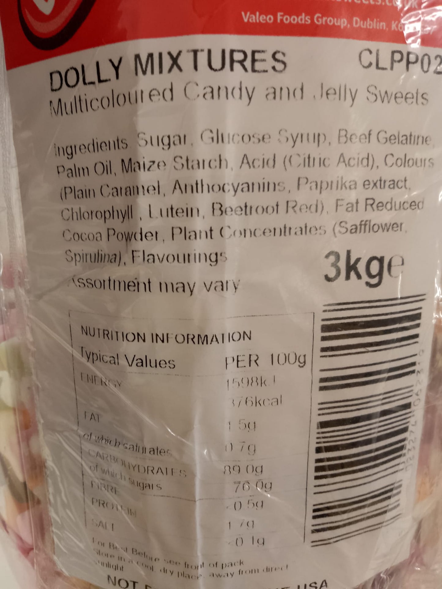 Dolly Mixtures per 100g