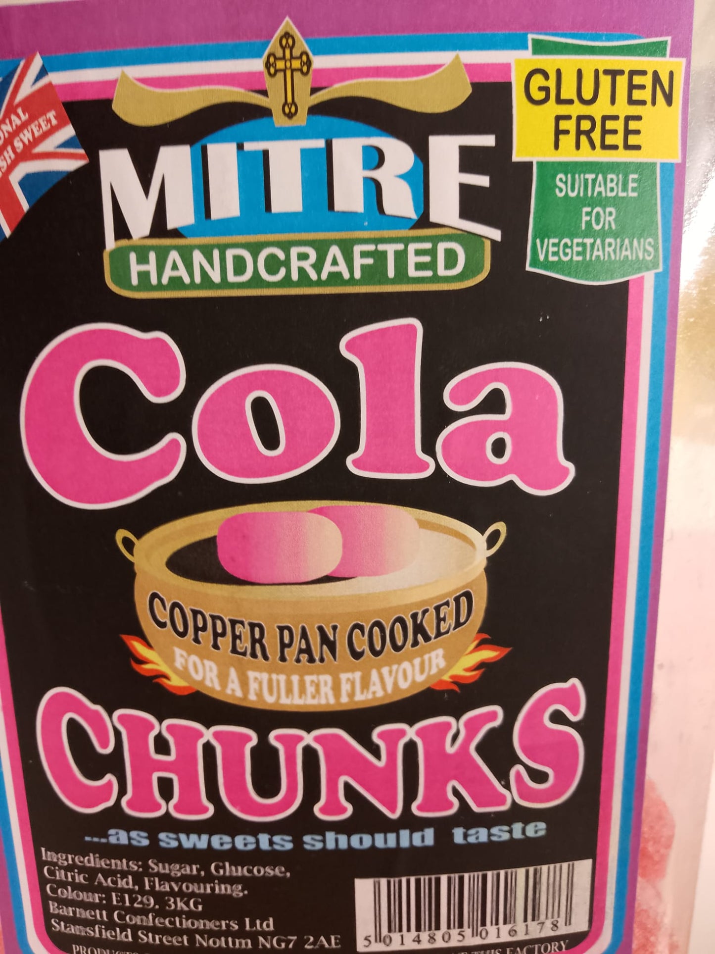 Cola Chunks per 100g