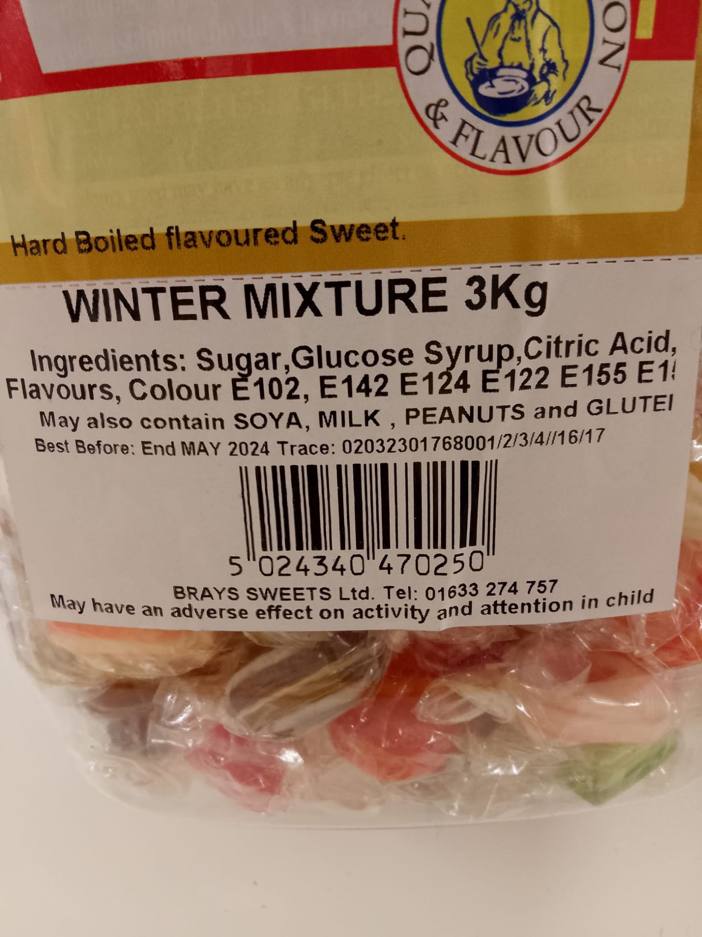 Winter Mixture per 100g